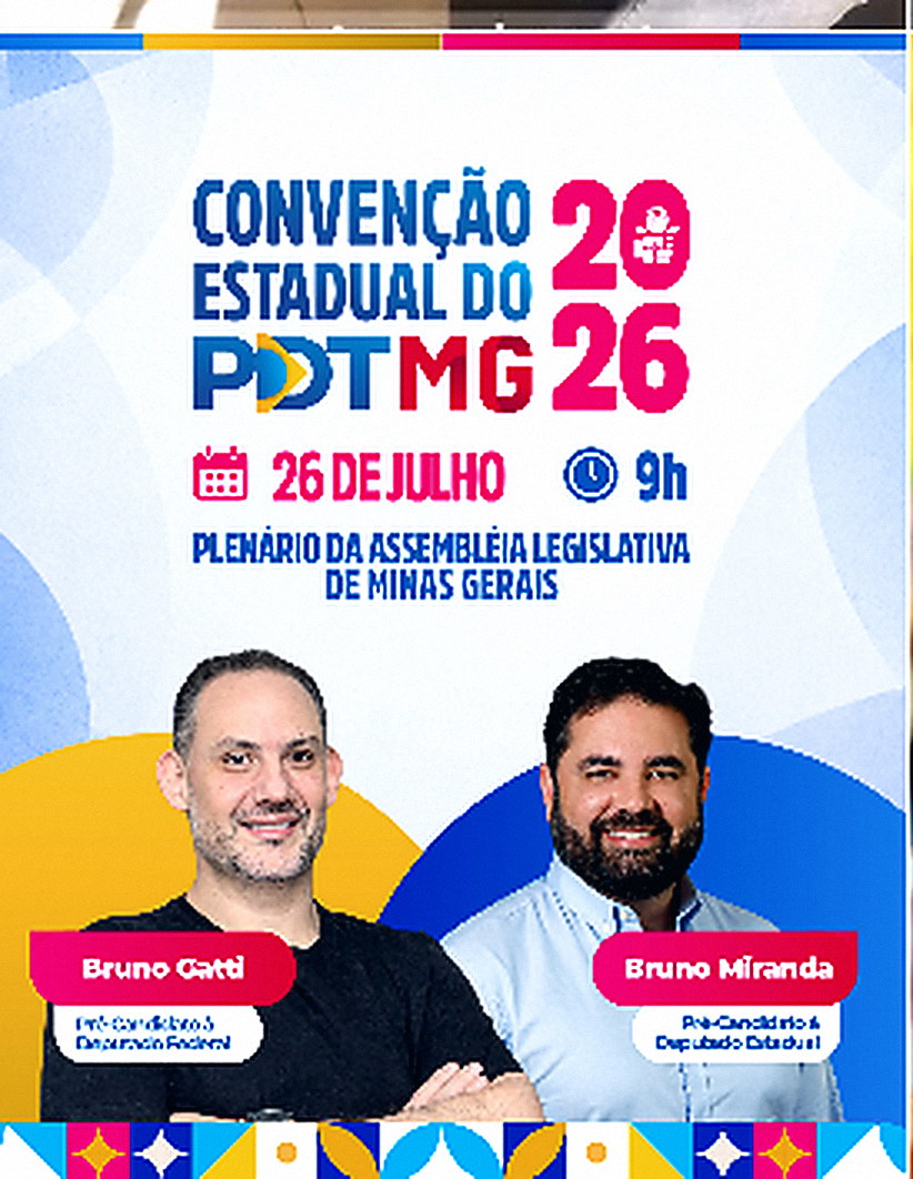 Bruno Gatti na Convenção Estadual do PDT em Minas Gerais